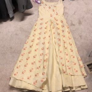 Beautiful cream n gold gown